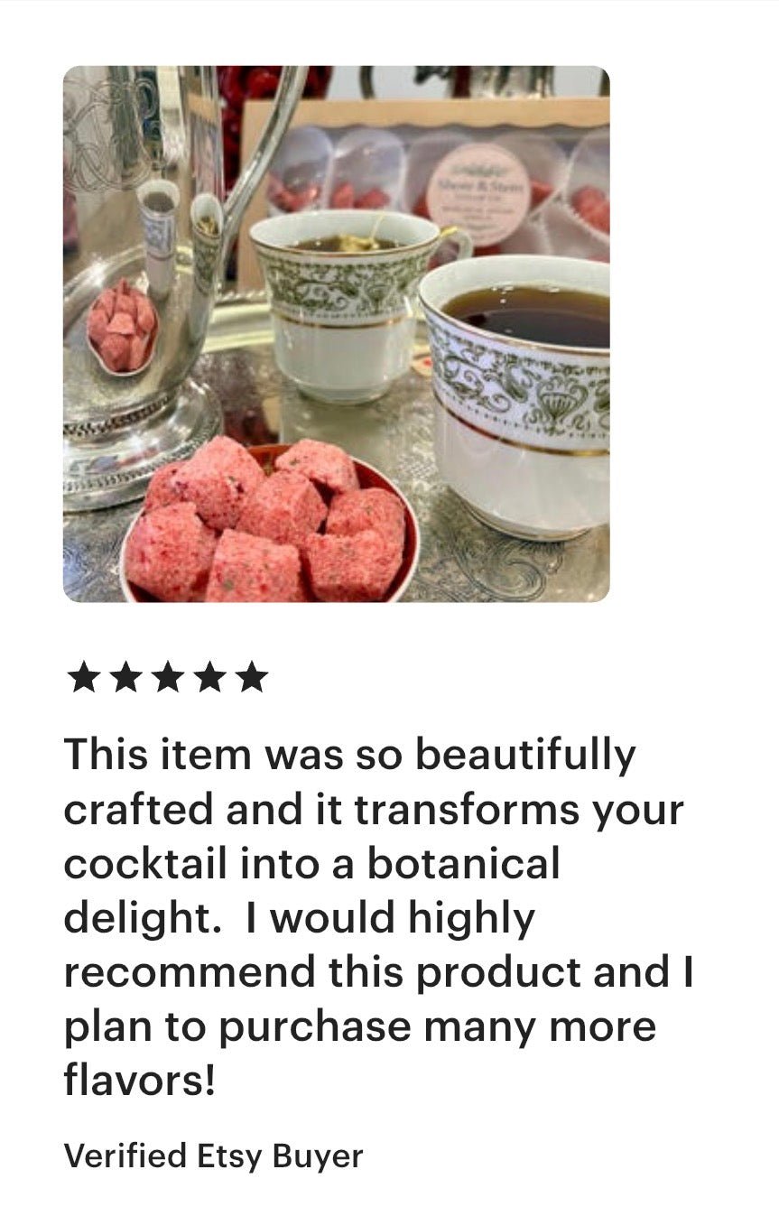 Strawberry & Lemon Balm Beverage Cubes