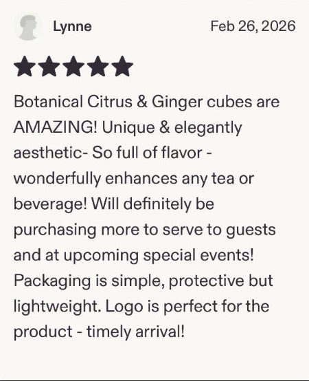 Gilded Citrus Beverage Gems