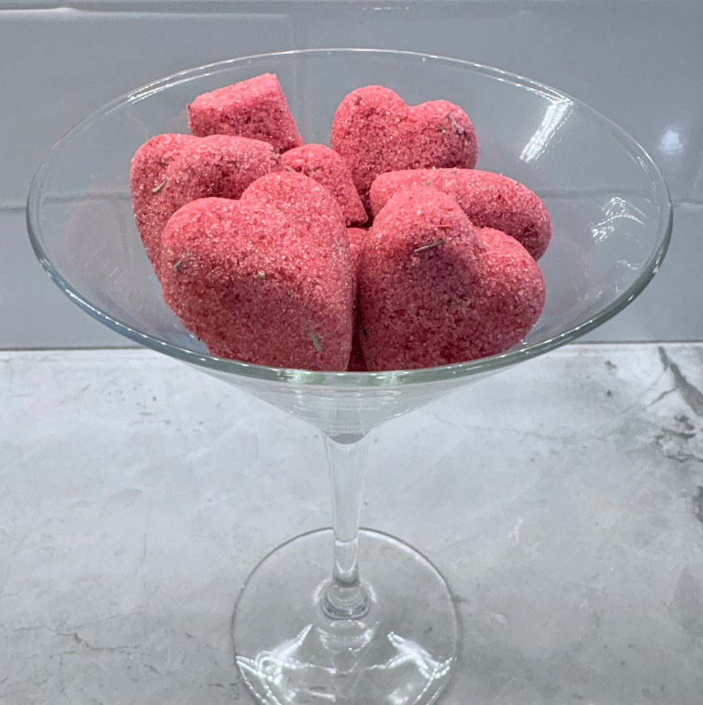 Raspberry & Rosemary Beverage Gems
